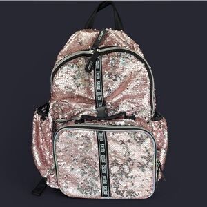 Girls Justice Sequin Shine Pink Women's Backpack